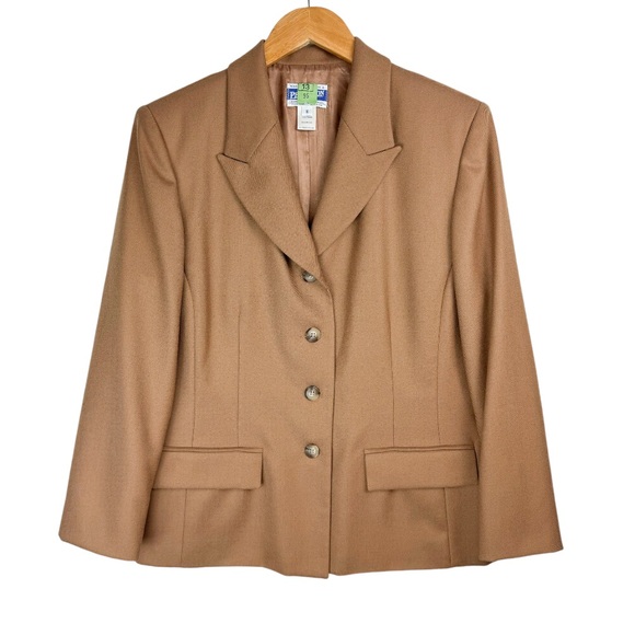 Vtg Pendleton Womens Wool 2 Piece Set Sz 10 Blazer Jacket Skirt - Picture 2 of 16